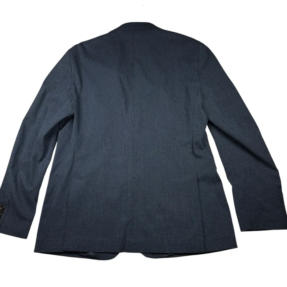 Michael Kors Seersucker Stretch Cotton Blazer, 42R